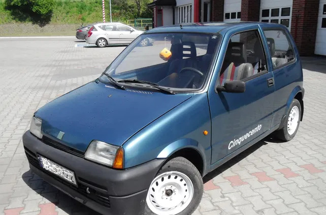 samochody osobowe Fiat Cinquecento cena 3900 przebieg: 73592, rok produkcji 1996 z Katowice